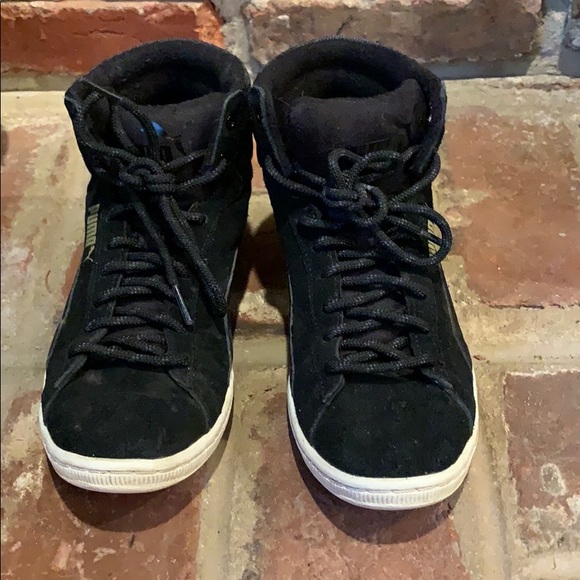 High top Puma memory foam leather sneaker - Picture 2 of 5